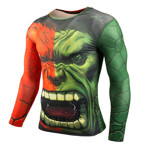 AWAKECRM Directly from the manufacturer men's clothing 2025 2025 trade t-shirt long sleeve men's 3D digital printing loose T-shirt 2025 animation