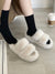 Joskka Furry Platform Slippers