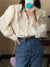 Joskka New  Chic Lace Sweet Korean Fashion Oversized Women Blouses Shirts Autumn Winter Elegant Lady Vintage Elegant Tops