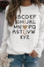 Awakecrm Alphabet Graphic Sweatshirt
