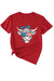 Awakecrm Bull Star Flag Print T-shirt