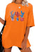 Awakecrm Cactus Flag Print T-shirt