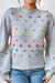 Awakecrm Colorful Yarn Ball Pullover Sweater