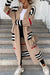 Awakecrm Contrast Striped Open Front Cardigan