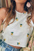 Awakecrm Floral Embroidery Tank Top