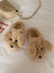 Joskka Cute Bear Cartoon Furry Slippers