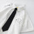 Christmas Gift EBAIHUI Women's Blouse  White Shirt with Tie Short Sleeve Print Summer Top Female Japan Preppy Style JK Uniform Blouses
