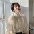 Back To College Autumn Fashion Stand Collat Ladies Tops Vintage Lace Shirts Women Korean Sweet Loose Clothes Lace Up Ruffled Women Blouses 11335