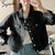 Syiwidii Yellow Jean Jacket for Women Oversized Korean Style Black Denim Coat  Spring Fall New Long Fashion Jeans Jackets