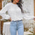 Autumn Blue Lace Round Neck Women Blouse Long Sleeves Causal Blouses Office Lady  Fashion Elegant Beach Female Tops New