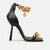 Awakecrm New Fashion Chain High Heel Sandals Women Square Open Toe Rome Sandlas Sexy Party Shoes Plus Size Woman  Zip Peep Toe