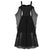Halloween Awakecrm Gothic Medieval Dress Mesh Eyelet Sling Drop Shoulder Witch Dress Butterfly Sleeve Lace Up Halloween Witch Sling Dress