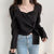 Joskka French Elegant Blouse Women Long Slevee Casual Vintage Female Blouse Loose Korean Style Chic Fall Outfits 2023