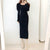 Christmas Gift Korean Winter Knit One Piece Dress Sexy Square Collar Slim Woman Office Midi Dress Vintage Puff Full Sleeve Sweater Party Dress