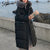 Syiwidii Women's Winter Jackets  Thicken Warm Long Coat with Fur Collar Hood New Korean Fashion Black Oversized Outerwear