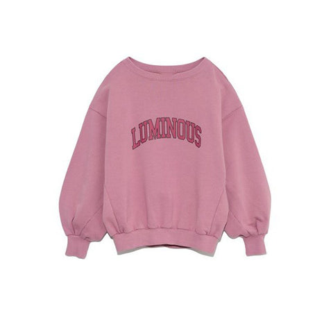 Christmas Gift Kuzuwata Chic Letter Print Pattern Drop Shoulder Women Hoody  Spring New Fashion Solid Hoodies Loose Pullover Sweatshirts