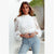 Christmas Gift Elegant Women's Long Sleeve Lace Blouses Tops White Crochet Hollow Out Turtleneck Stylish Cropped Shirts Female Pullovers 16296