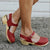Awakecrm Women Wedge Sandals Female Platform Mid Heel Sandal Back Strap Casual Shoes Ladies Sandals Womens Shoes Plus Size