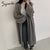 Awakecrm Syiwidii Long Cardigan Women Sweaters Autumn Winter  New Long Sleeve V-Neck Casual Knitted Jackets Korean Clothing for Women