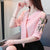 Christmas Gift Pink chiffon blous shirt office work wear blouse women shirts short sleeve summer tops plus size womens tops and blouses 0029 60