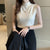 Christmas Gift Blusas Mujer De Moda  Korean Sleeveless Blouses Summer Casual Women Clothing New Women Tops Knit Ladies Clothes 8623 50