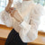 Awakecrm Christmas Gift New spring autumn Women puff Sleeve Stand Collar Chiffon Blouses office Ladies tops shirt plus size 2XL!