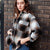 Awakecrm Merodi Vintage Plaid Woolen Woman Oversize Long Loose Jacket Autumn Fashion Lady Thick Streetwear Coat Female Jackets Chic