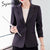 Syiwidii 6 Colors Women Blazers and Jackets Office Lady Slim Pink Black White Blue Korean Fashion Clothes Women Spring  Coat