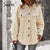 Simplee Office Lady Lapel Sheepskin Coat Jackets Winter Long Sleeve Outwear Coats Women Casual Fashion Ladies Winter Jackets