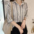 Christmas Gift Plus Size 3XL 4XL striped OL blouse Fashion Woman Blouses  Cothing Female Shirt Women Blouse Shirt Blusa Feminine 1179 40