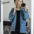 Syiwidii Denim Jacket Women Oversized Loose Jean Jacket Fashion Spring  Coats Fashion Streetwear Korean Blue Big Pockets