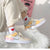 Awakecrm  Spring Korean xue sheng ban xie wang Red Little Daisy Sports Shoes White Shoes Woman Shoes Sneakers