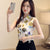 Christmas Gift women's summer blouses  sleeveless floral print chiffon clothes shirt office lady womens tops and blouses blusas 4367 50