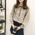 Christmas Gift Shirts Women Bow Turn-down Collar Flare Sleeve Korean Style Chic Corduroy Autumn Elegant Vintage Womens Daily Casual Blouses New