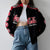 Awakecrm Women's Winter New Printed Casual Loose Long Sleeve Windbreaker Jacket Trend Hooded Jacket Fashion 924