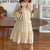 Joskka  New Women Spring Summer Shirt Dresses Bohemian Elegant High Waist Vintage Korean Style Drawstring Lady Long Dress