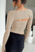 Awakecrm Long Sleeve Cardigan Strapless Separate Two-piece Tops