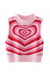 Awakecrm Contrast Color Heart Printed Knitted Tank