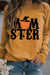 Awakecrm Momster Pumpkin Graphic Sweatshirt