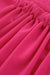 Awakecrm Pink Floral Halter Ruffle Ribbon Tops