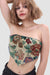 Awakecrm Printed Panelled Tube Top