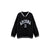 Joskka Women's Casual V Neck Long Sleeve Loose Pullovers Spring Autumn Letters Print Pullover Top