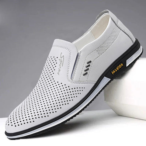 awakecrm Brand New Fashion Men Loafers Men Leather Casual Shoes High Quality Adult Moccasins Men Driving Shoes Male Footwear Unisex