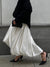 Joskka High Waist Skirt Women  Spring Elegant Fashion Solid Tutu Skirts Femme Retro Simple New Fall Dress