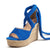 Joskka Beach Wedges Sandals Cross Straps Sandalias Summer Bohemian Dress Platform High Heels Shoes
