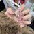 Joskka Popular Millennial Spice Model Glitter Diamond Fake Nail Stickers Bride Temperament Show White August Nails
