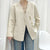 Joskka V-Neck Multi-Button Short Woolen Jackets Women's Elegant Loose Single Breasted Double-Sided Wool Coats Fall Outfits 2023