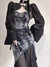 Joskka  Summer Vintage Black 2 Piece Dress Set Women Turtleneck Y2k Crop Tops Even Party Strap Midi Dress Slim Fashion Suit Chic
