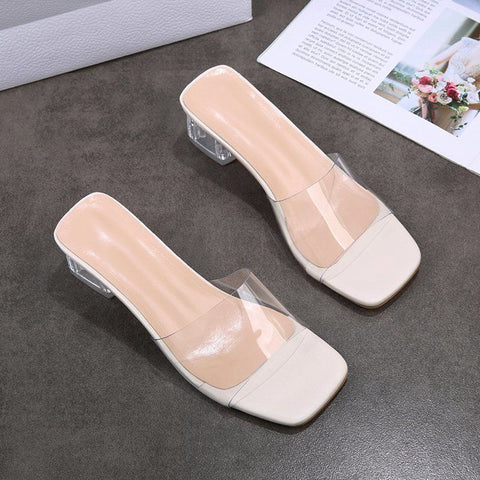 Awakecrm   Women Shoe Designer Sandals Rhinestone Luxury Slippers Summer Pumps Party Chaussure