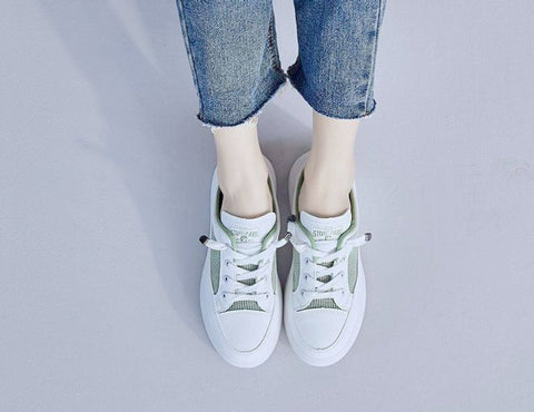 Baotou half slippers women's outer wear fashion  new summer women's shoes mesh breathable white shoes Korean shoes women